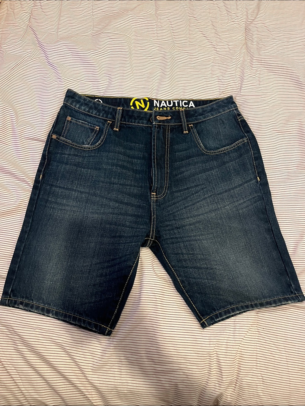 Nautica Men’s Indigo Denim Jean Shorts
